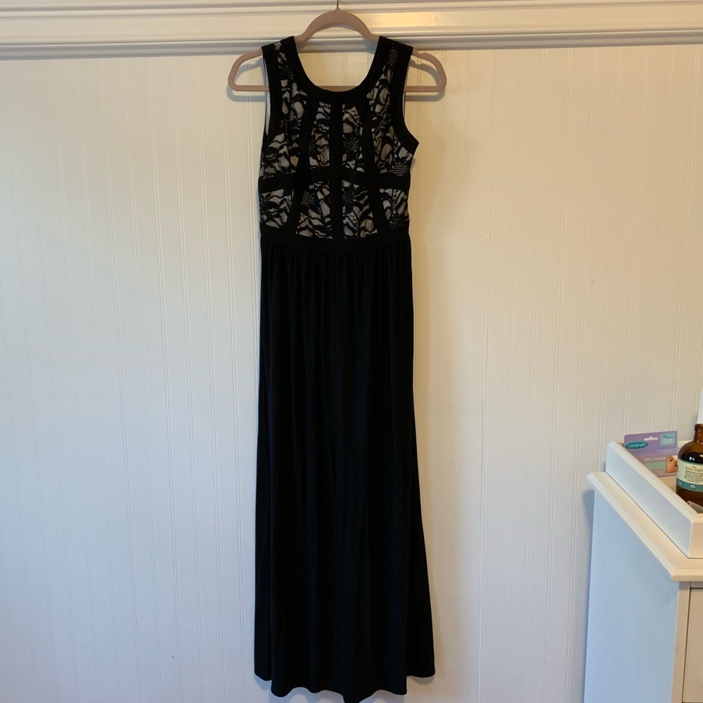 Long Black evening Dress, worn once!